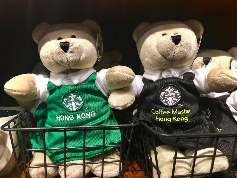 日本限定 中国限定スターバックスベアリスタ Love coffee green ぬいぐるみ