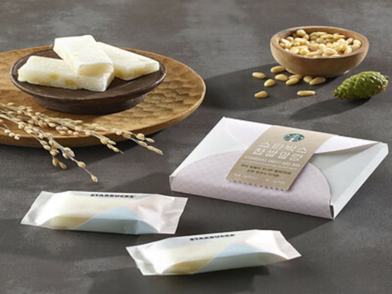 私も最近これがお気に入り!韓国はお餅好きな人がたくさん。スタバコリアならでのメニューですね