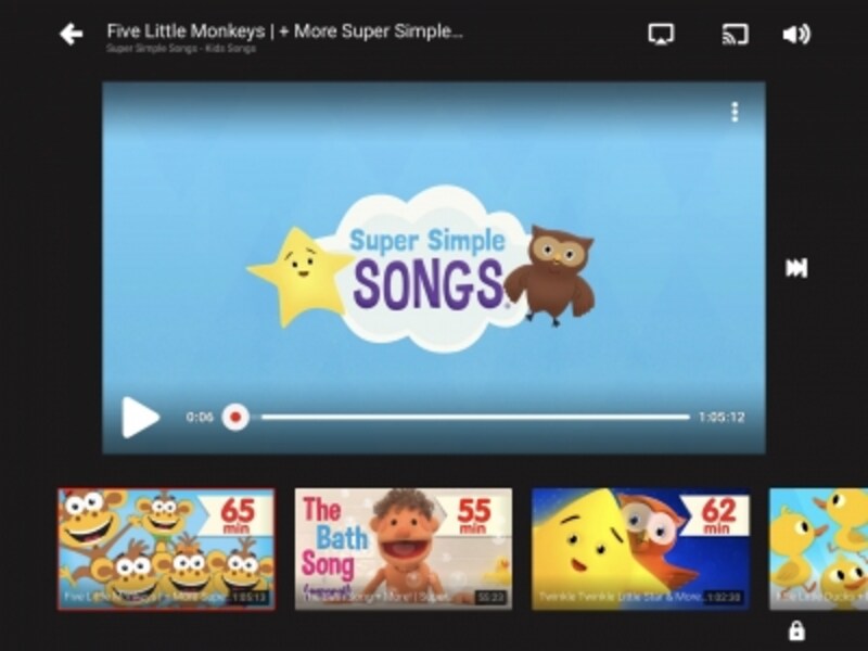 英語の動画もたくさん