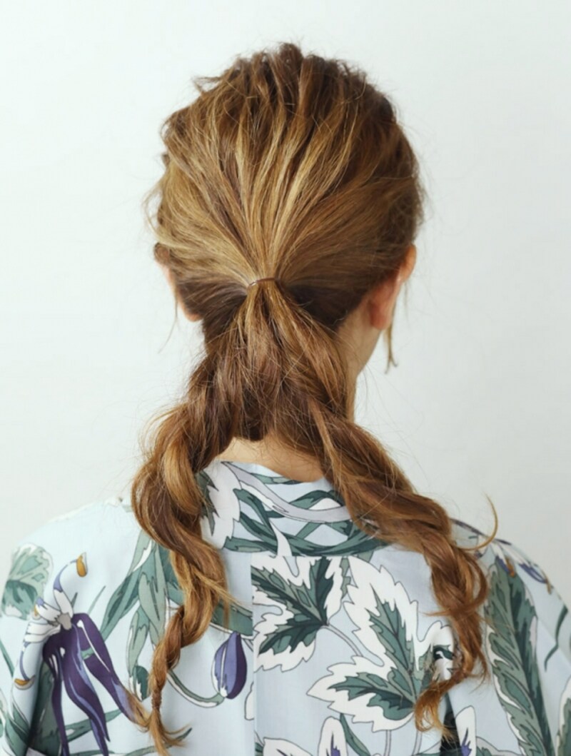 逆側もツイストした状態