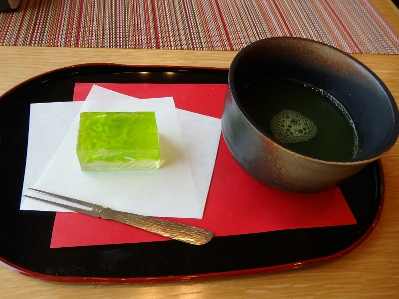 お抹茶と、美鈴の和菓子のセット