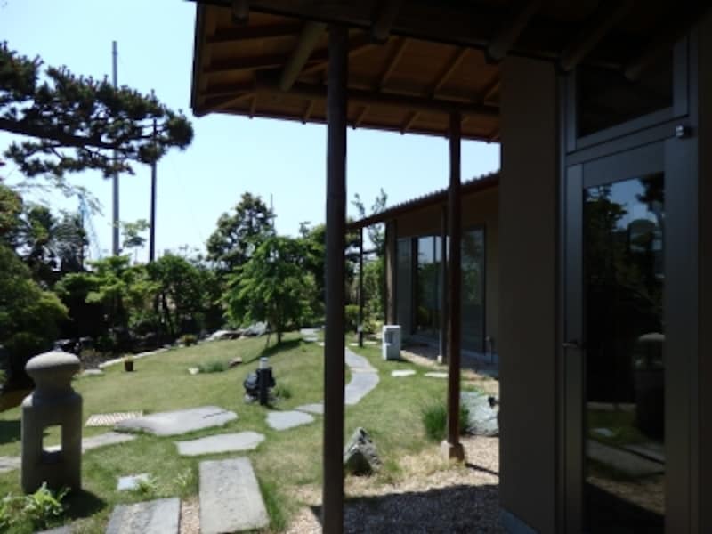 福寿家の中庭