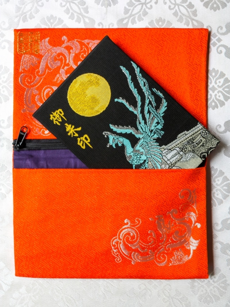 御朱印帳と御朱印帳袋＠金澤神社