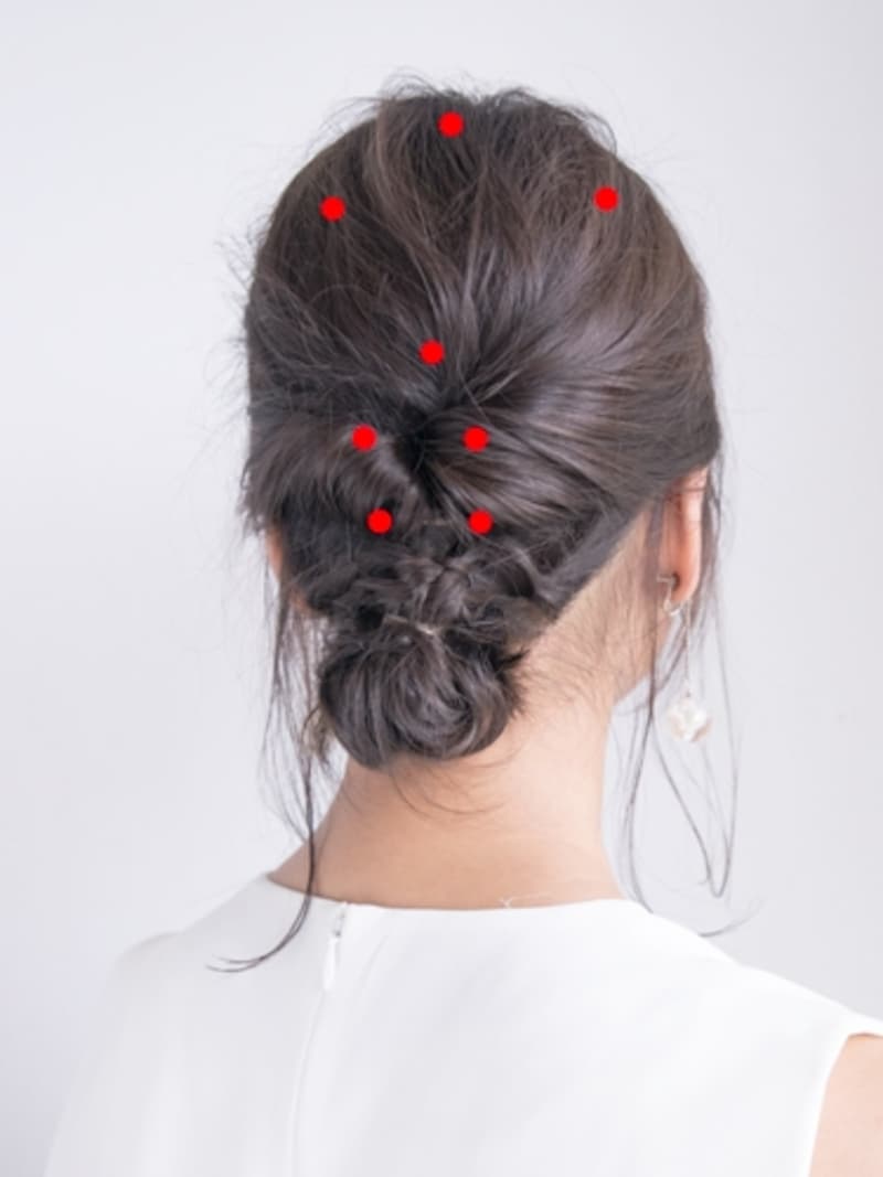 崩しすぎないように少しずつ引き出す