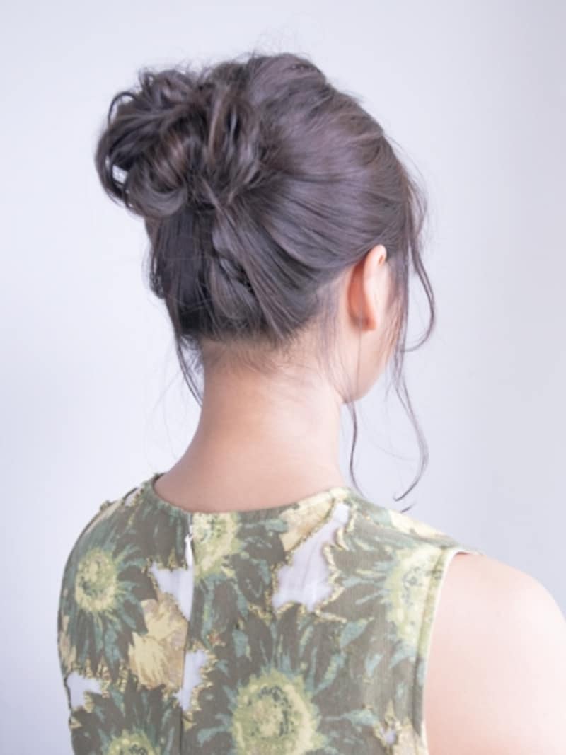 モテる髪型の定番！男心をくすぐるお団子ヘアアレンジ