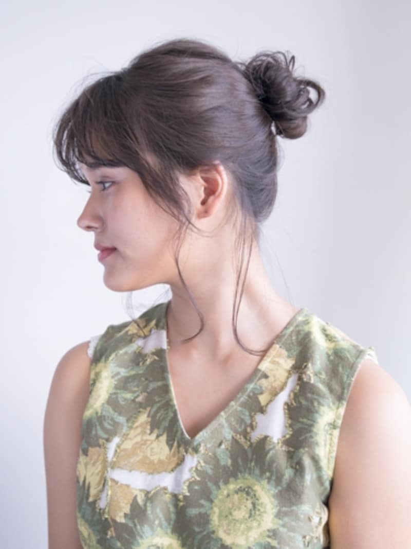 モテる髪型の定番！男心をくすぐるお団子ヘアアレンジ