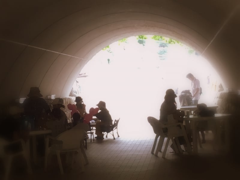 トンネルは明治時代から現代へタイムスリップしそうな雰囲気