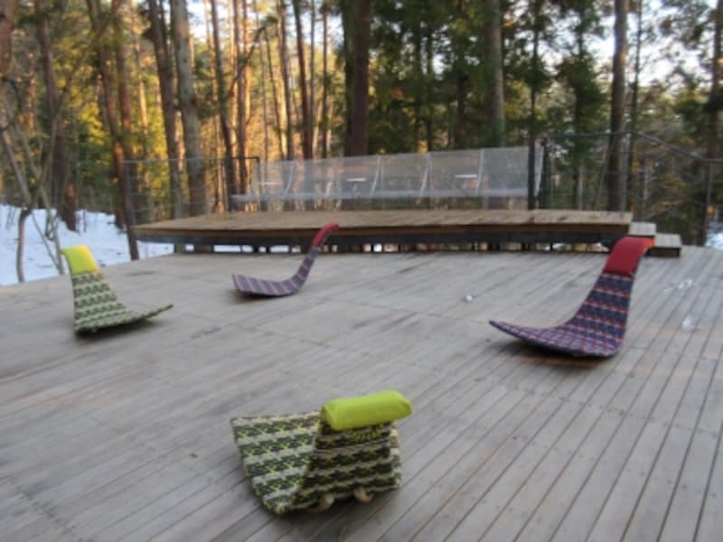 空を見上げてのんびりと自然を体感