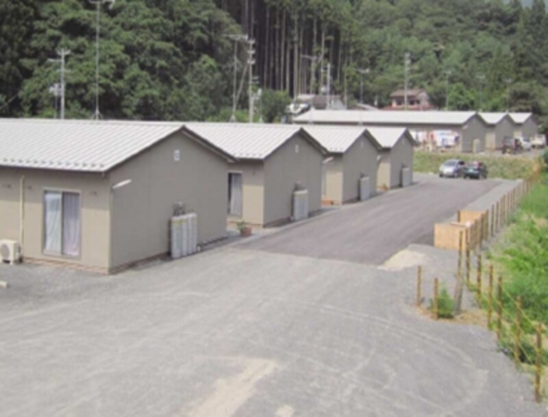 DSパネルを使用した仮設住宅