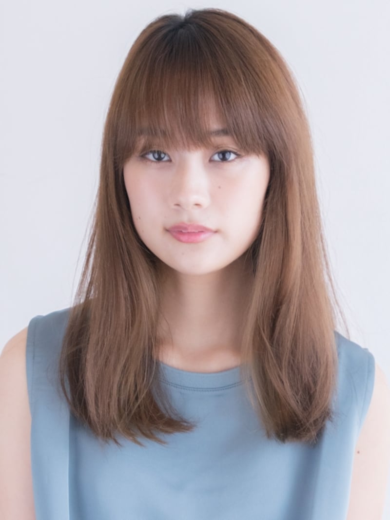 胸上のローレイヤーロング