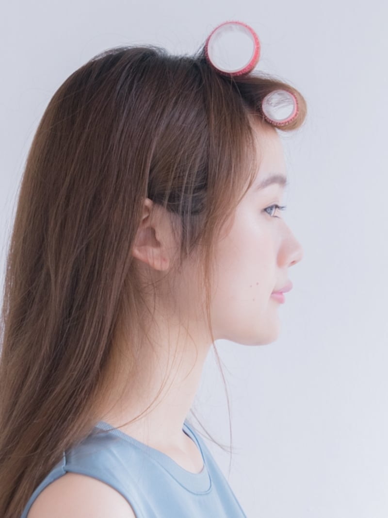 巻き終わりを横から見た状態