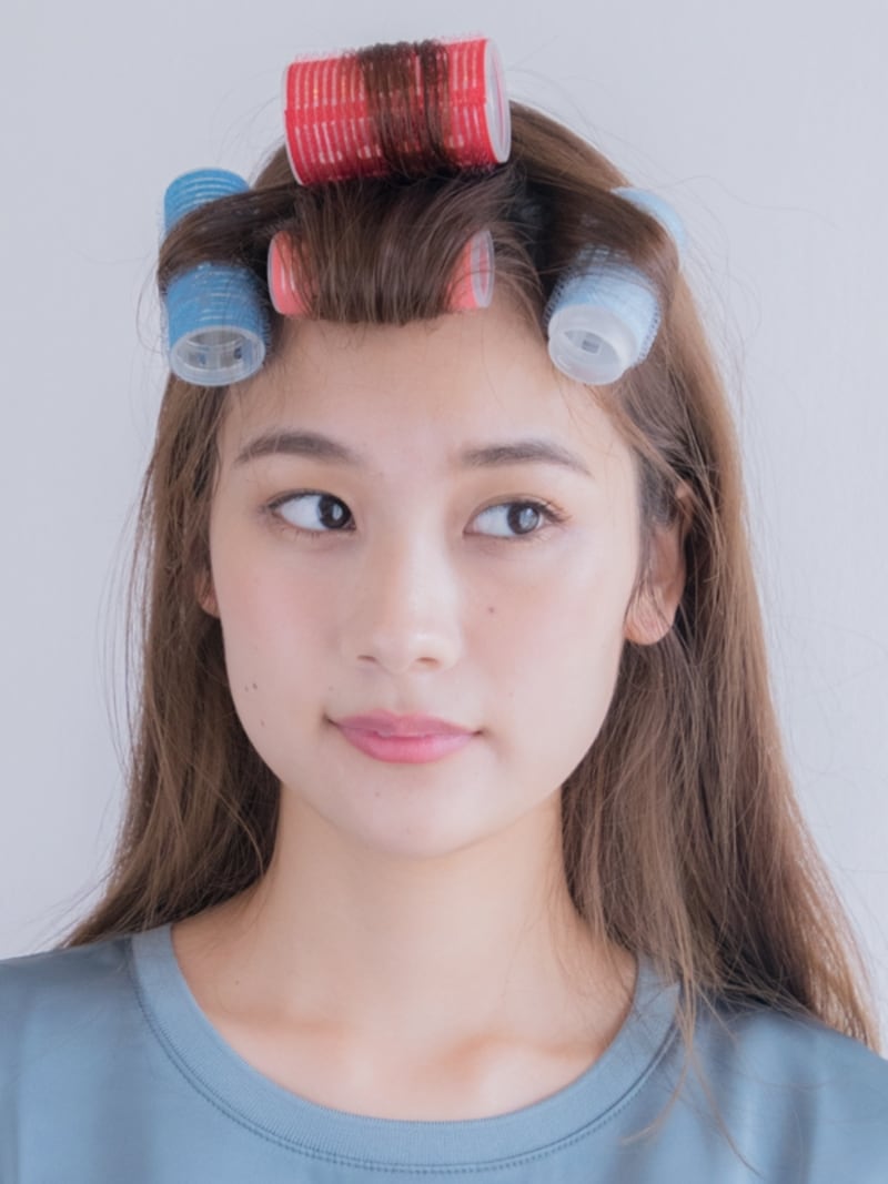 巻き収まりを正面から見た状態