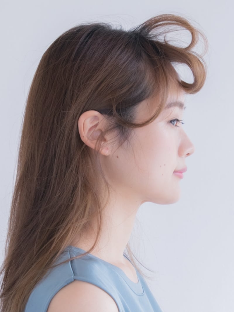 くるんとカールした状態