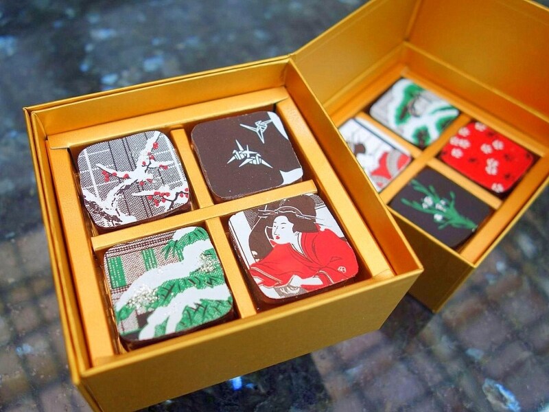 Okada Museum Chotolate『歌麿・深川の雪』4800円（税込）