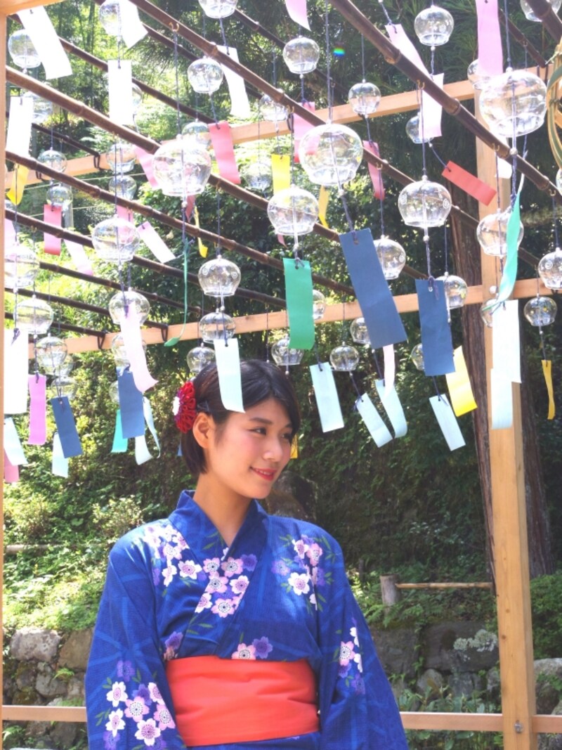 白濱萌音さんと風鈴