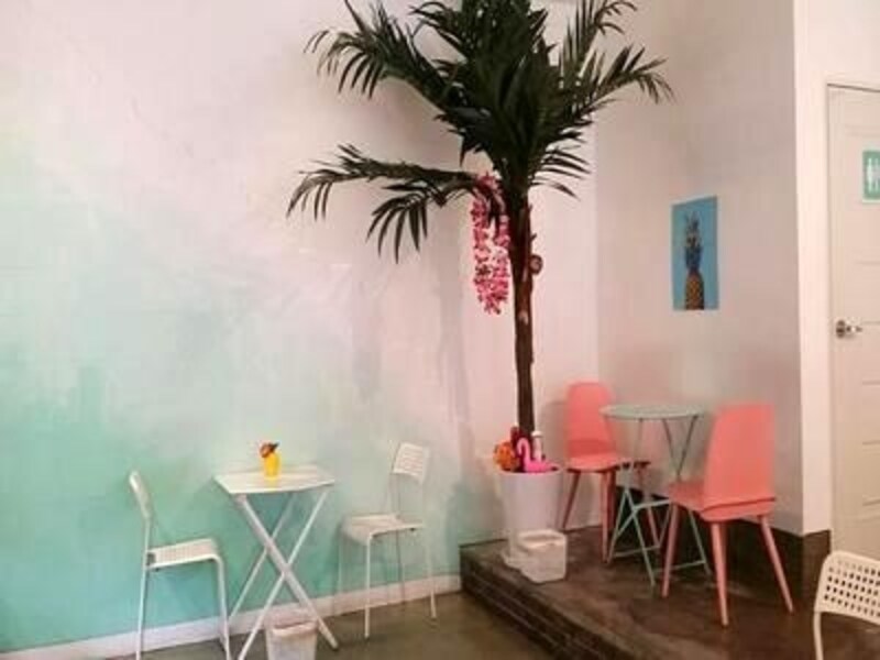 シンプルだけど、オシャレでリゾート感たっぷりの小物もいい雰囲気出してます