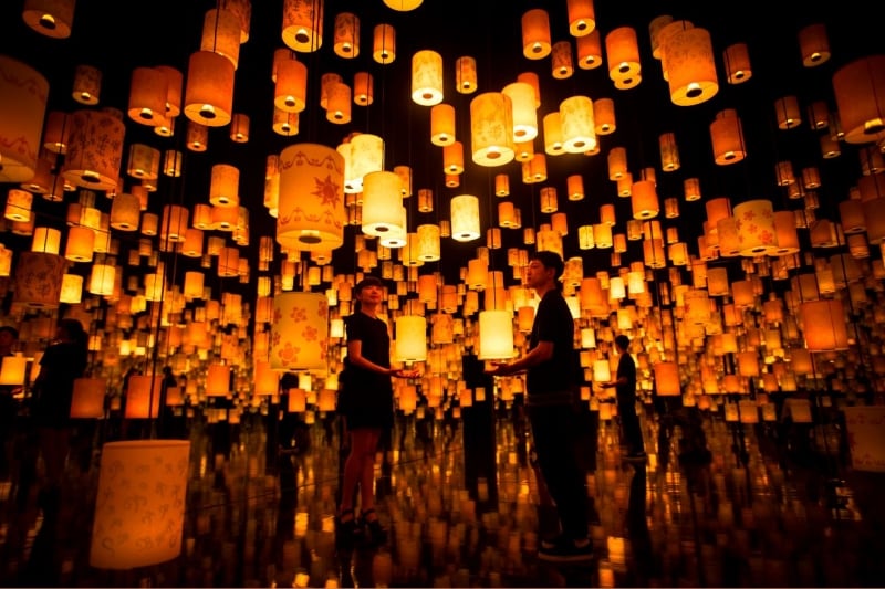 「ウォルト・ディズニー・アニメーション・スタジオ 塔の上のラプンツェル エクスペリエンス」powerd by teamLab