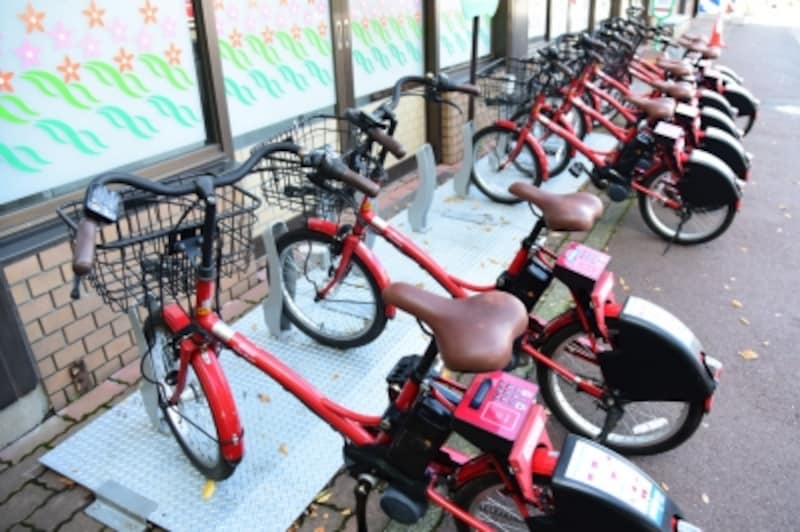 電動アシスト付き、レンタサイクルを発見。さて、どうしますか？