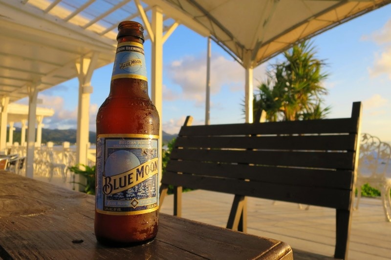 日光はビールの敵です