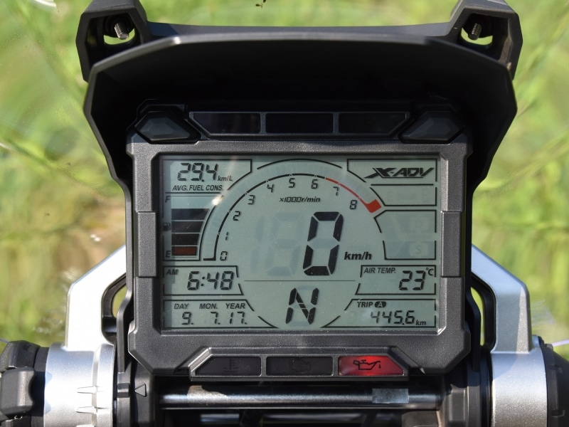 X-ADVのメーターは視認性が非常に優れている