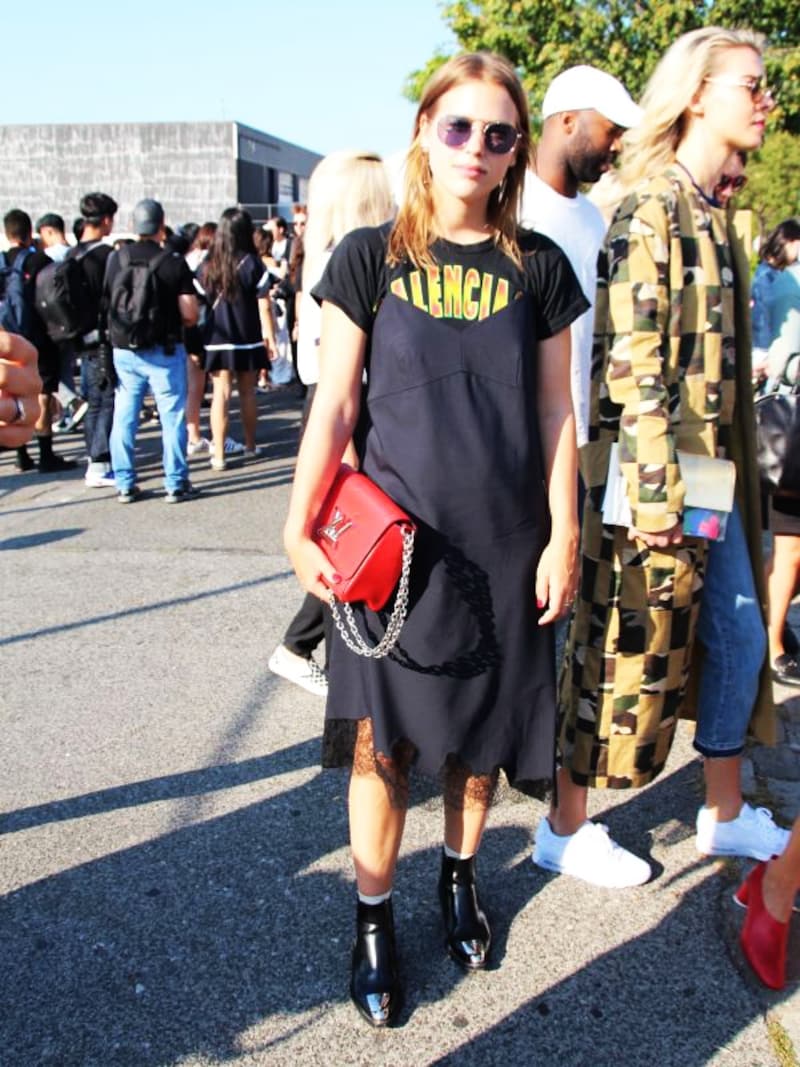 ロックTにキャミワンピをオンundefined