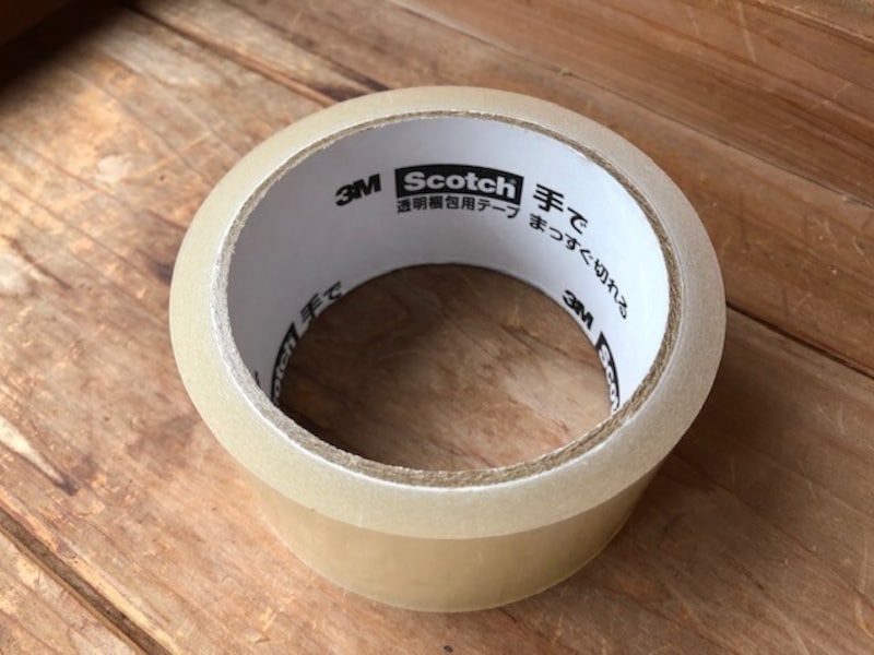3Mスコッチ「手でまっすぐ切れる 透明梱包用テープ」