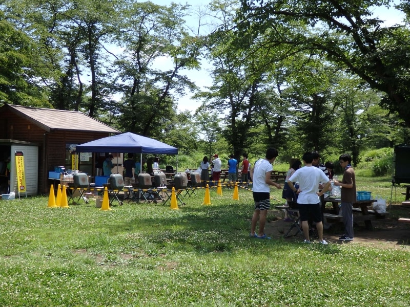 国営武蔵丘陵森林公園の野外炊飯広場