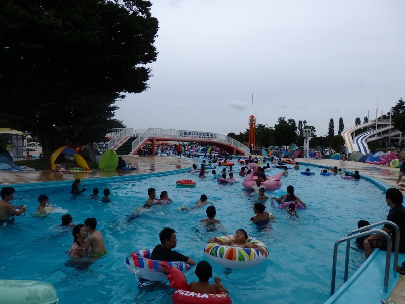しらこばと水上公園のプール