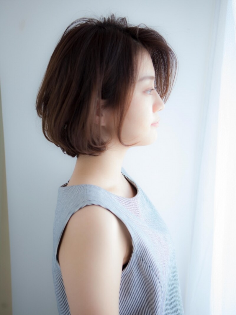 程よく色っぽい!30代に似合うワンレンボブスタイル