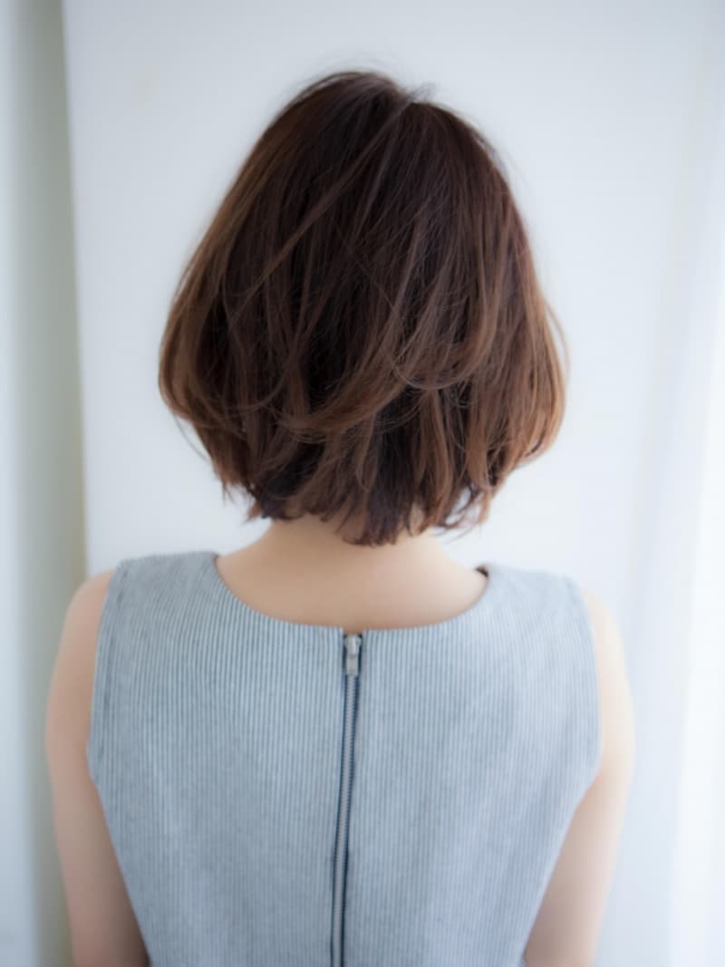 程よく色っぽい!30代に似合うワンレンボブスタイル