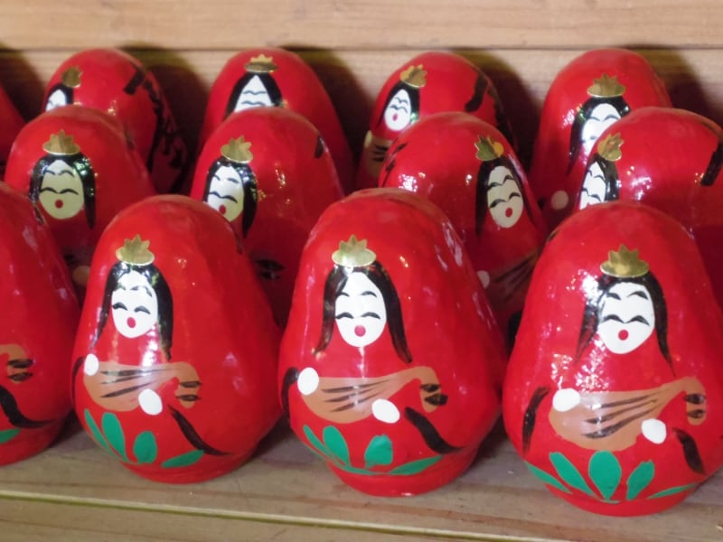 弁天様の幸せ願いダルマ