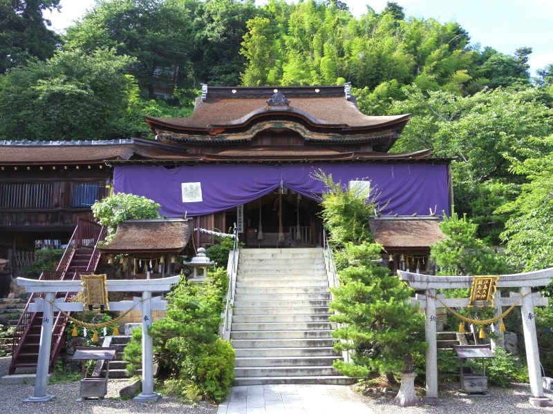 都久夫須麻神社の本殿（国宝）