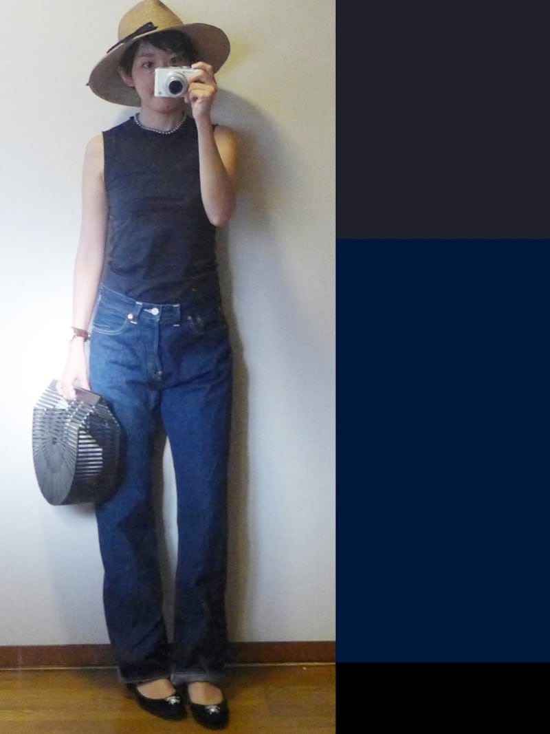 ネイビー×ブラック