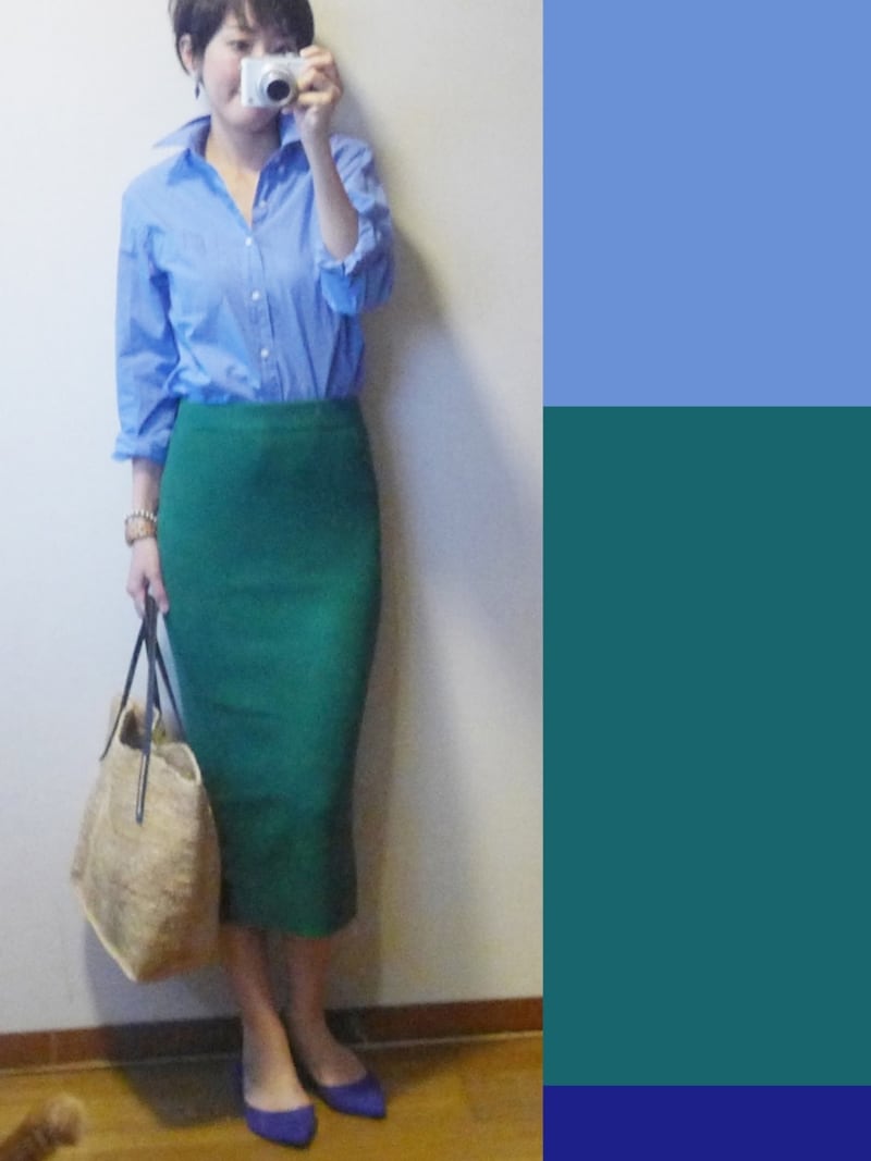 ブルー×グリーン×パープル