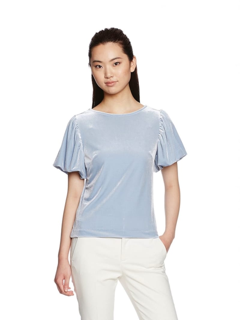 (トランテアン ソン ドゥ モード)31 Sons de mode ベロアボリュームスリーブ