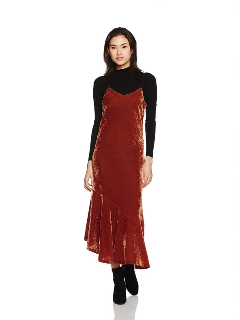 (グレースコンチネンタル)GRACE CONTINENTAL ベルベットキャミワンピース