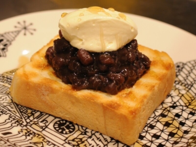 小豆トースト