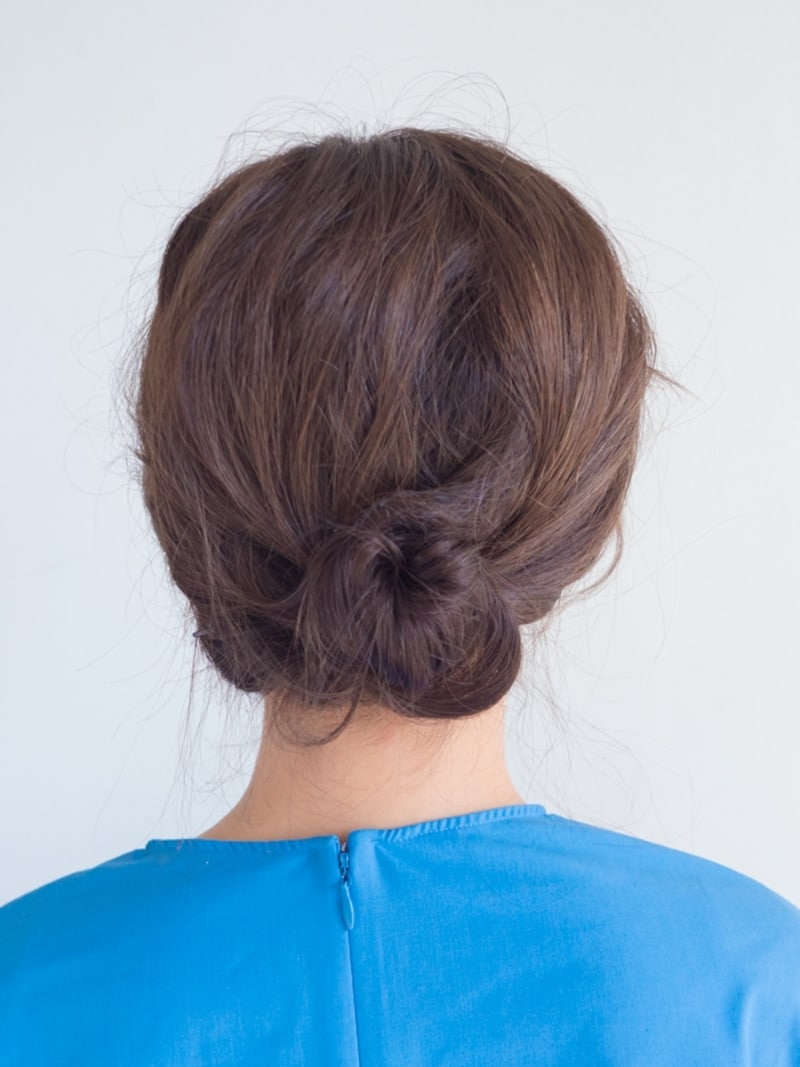 たるみがとれてしっかり留まった状態