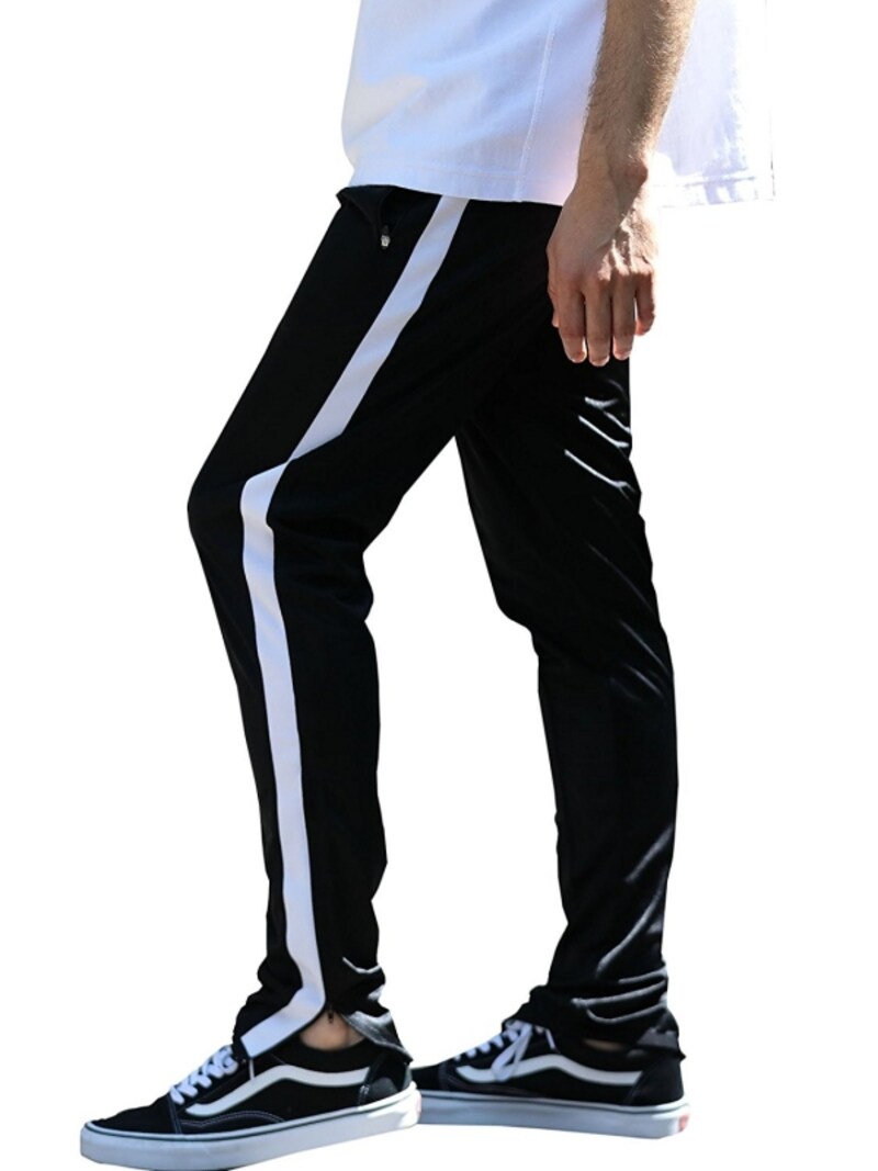 〈ビューティ & ユース〉ジャージ ラインパンツ