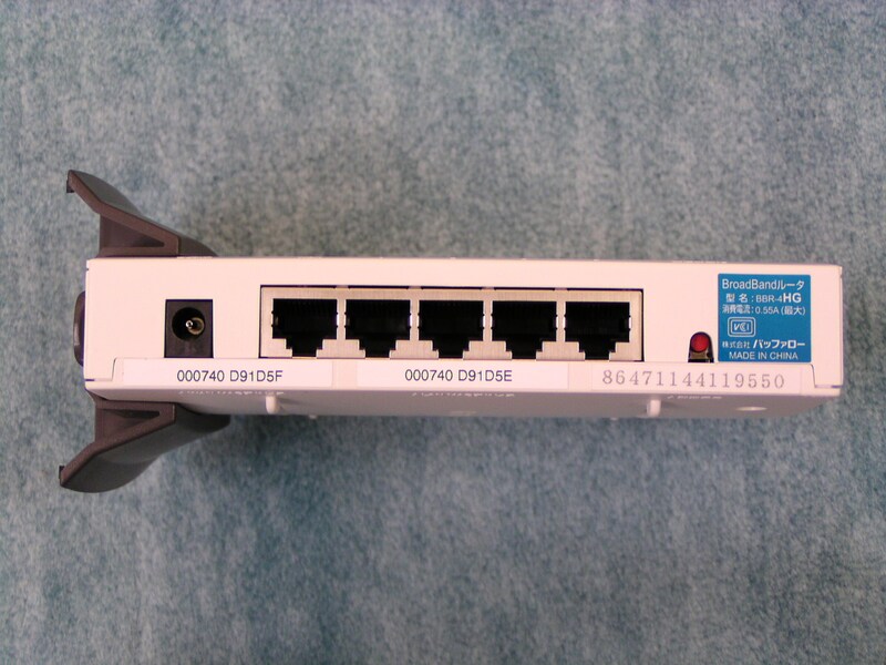 BUFFALOルータ試用記(1) ルータBBR-4HG試用記 [LAN・無線LAN・Wi-Fi] All About