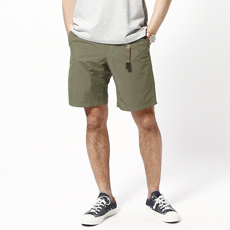 〈グラミチ〉×〈ビームス〉「別注 オールコンディション ショーツ」オリーブ