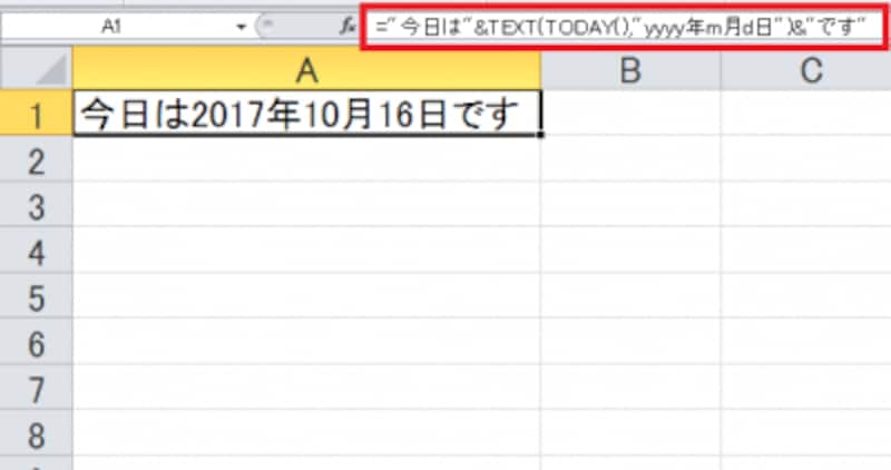 入力した結果
