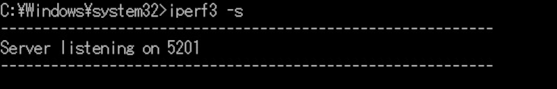 サーバー待機状態