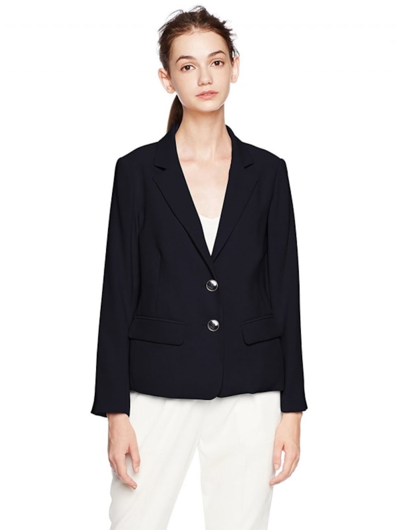 ネイビーのテイラードジャケット (トランテアン ソン ドゥ モード)31 Sons de mode セットアップジャケット