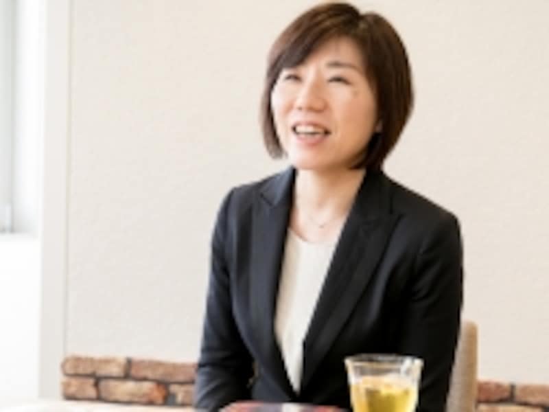 東京オーナーサポート部undefined東京リフォーム営業室undefined田中夏美さん。「 “メンテナンスやリフォームをしてよかった”と感じて頂きたいと思い、お客様の立場に立って、住まいや暮らしをよりよくできるご提案を考えています」