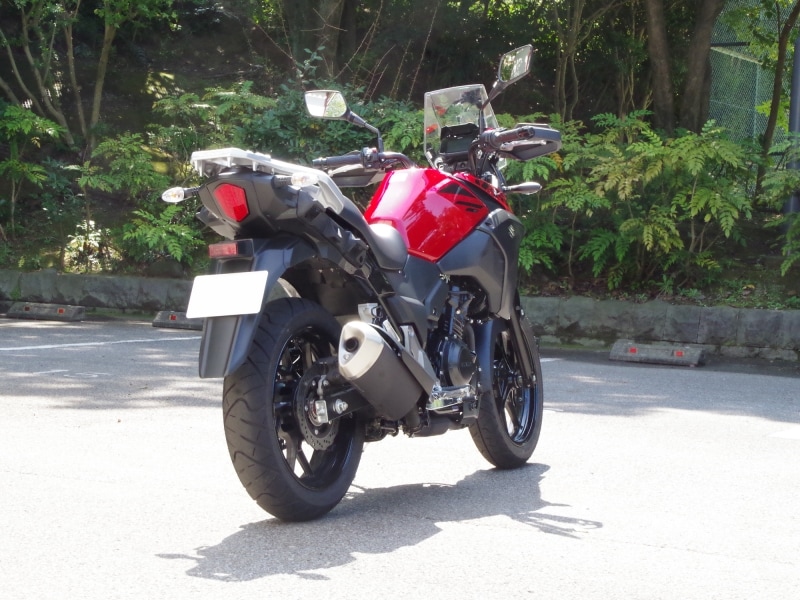 Vストローム250undefinedリアビュー