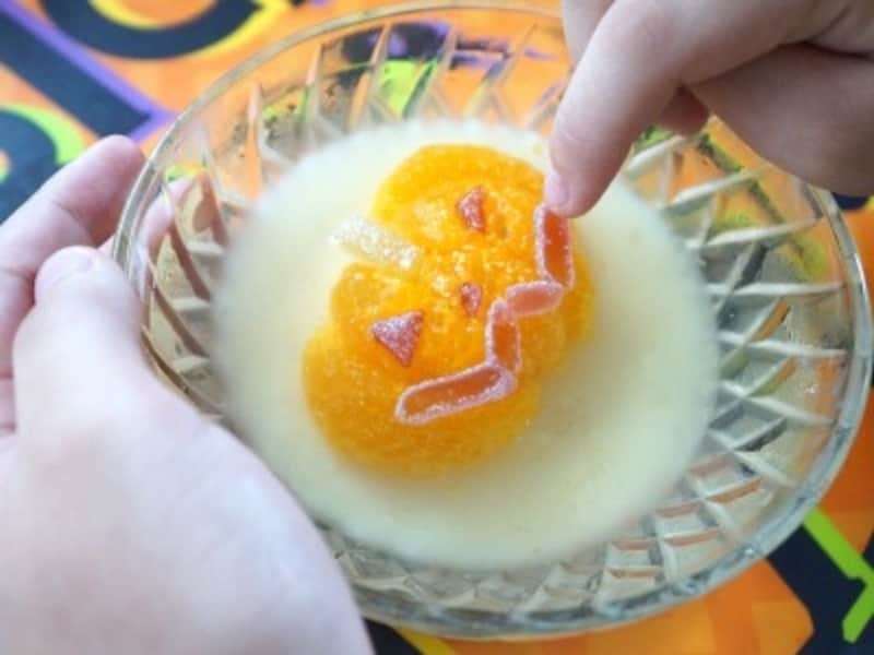 グミを押し込む