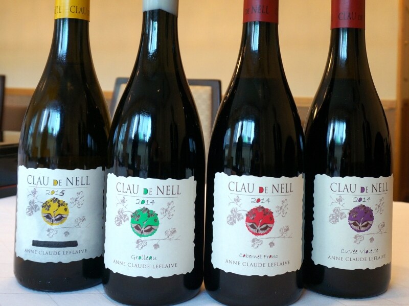 「クロードネル」丸いイメージカラーの中にはフェニックスが