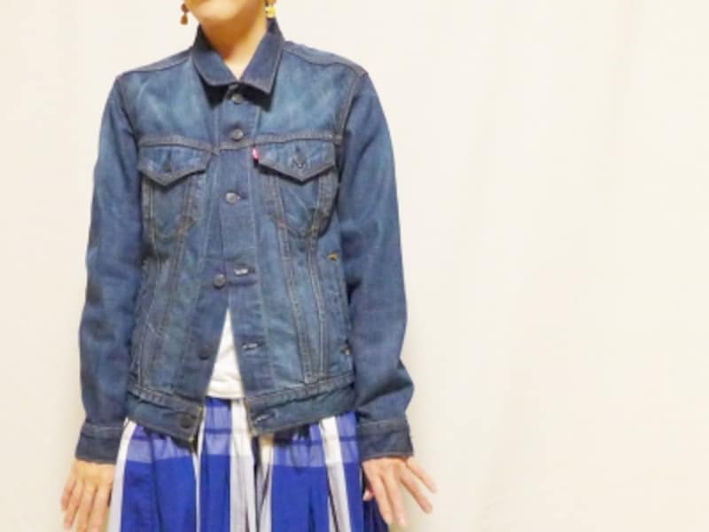 定番のgジャン 今年らしい秋の着回しコーデ レディースファッション All About