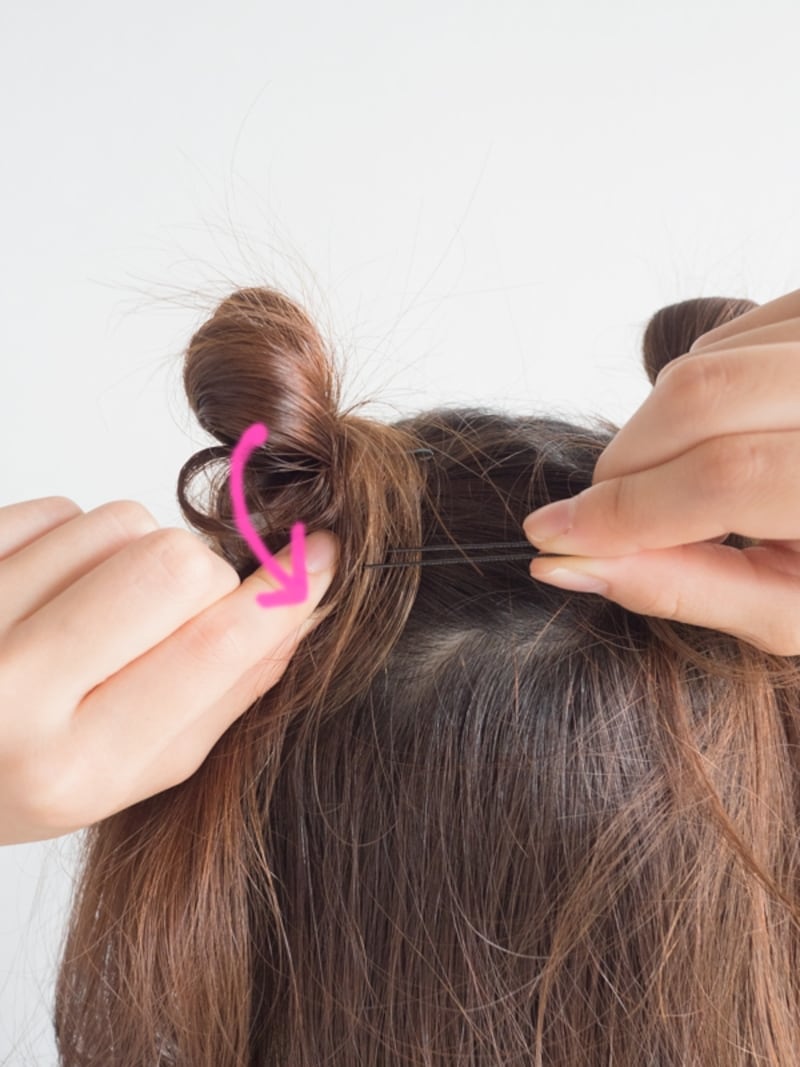 輪っかを倒して崩すイメージ